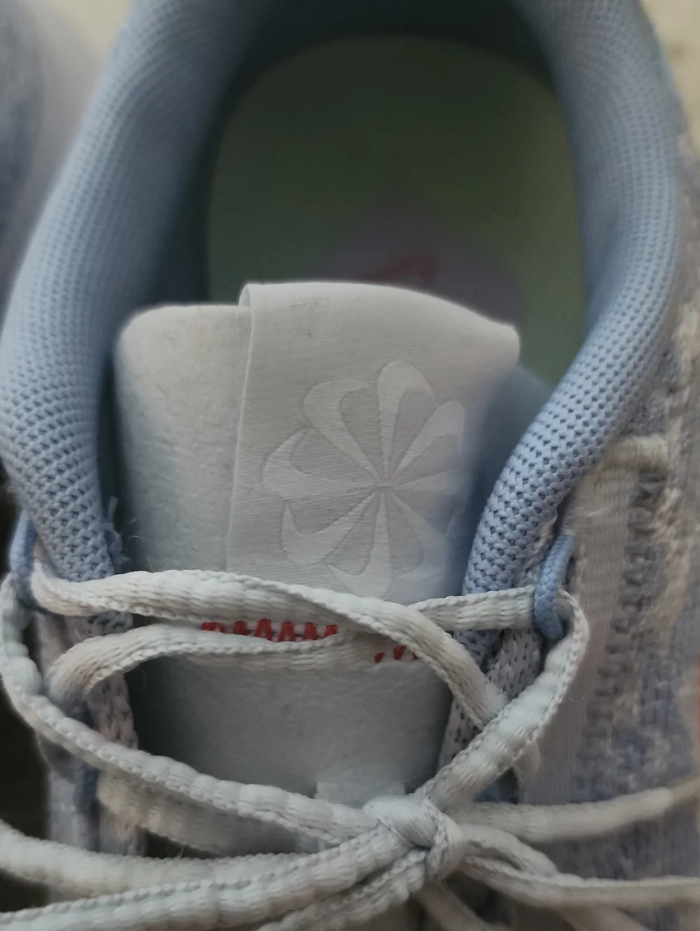 Nike Light Blue And Ink Running Shoe